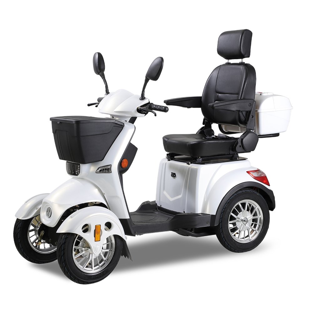 CZM White Four Wheel Mobility Scooter